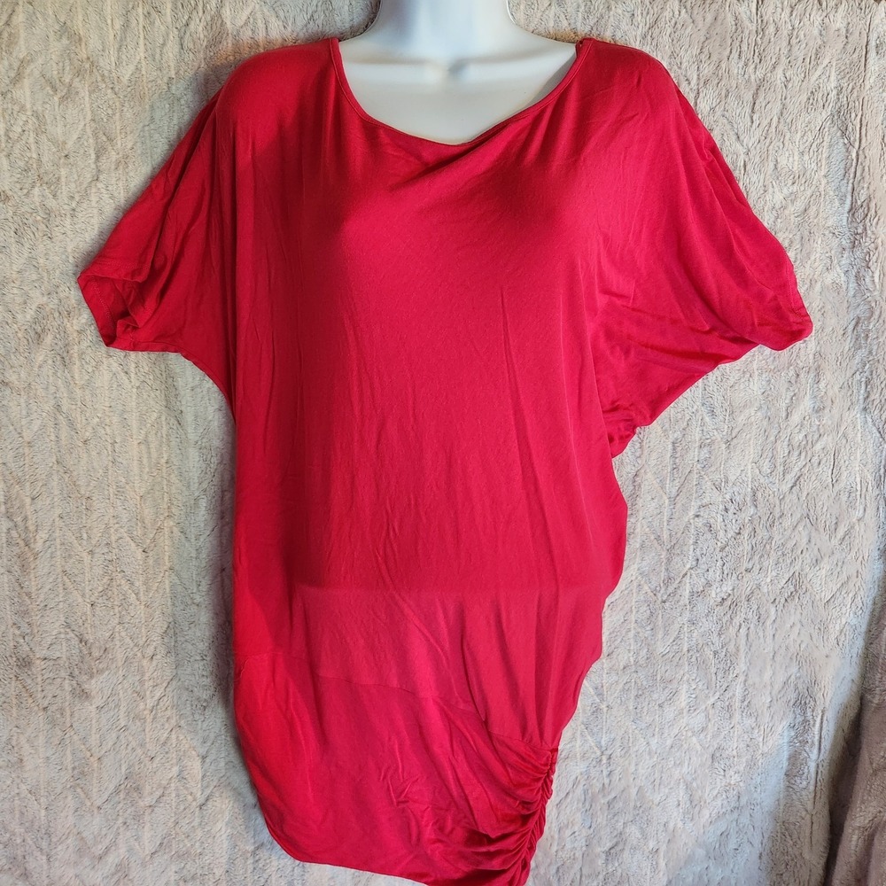 Tart Womens Red Cinched Dolman Sleeve Blouse Top T8516MS607 Small